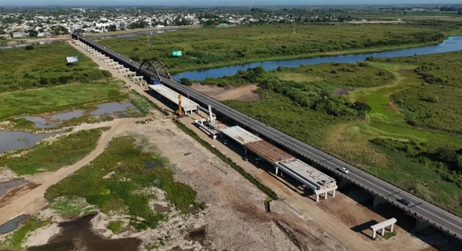 Por la crecida del río Salado, reprograman una etapa clave del puente Santa Fe–Santo Tomé | Información General