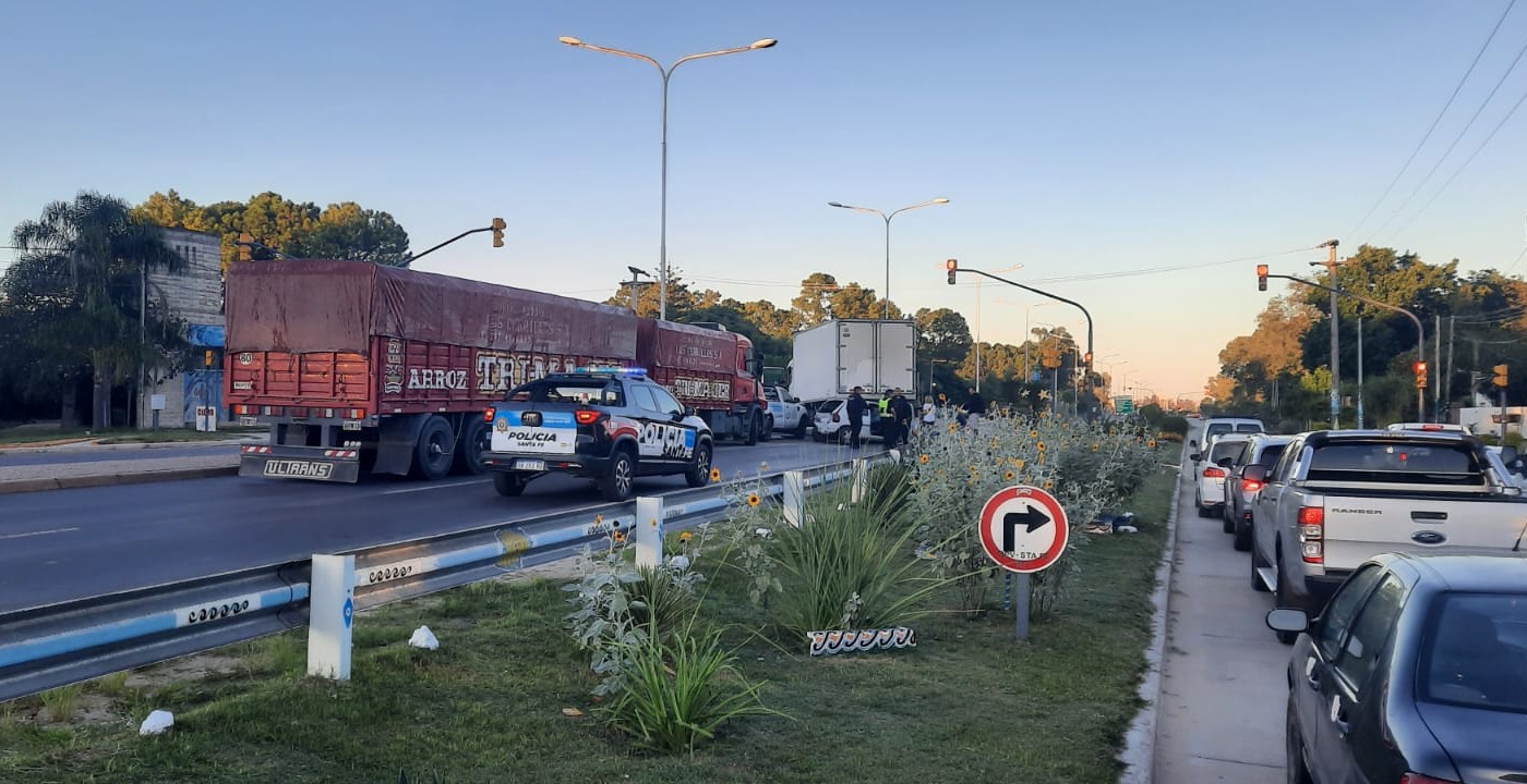 Múltiple choque en la Ruta 1 provoca demoras en el ingreso a Santa Fe | Noticias