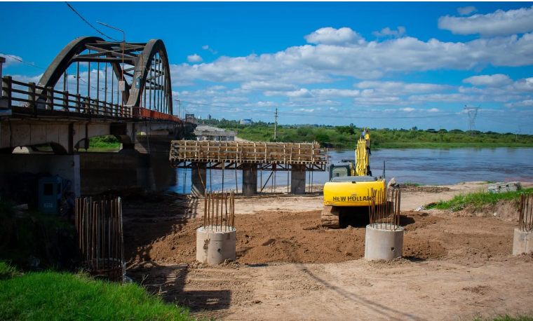 Nuevo Puente Carretero: comenzaron las obras en la cabecera de Santo Tomé | Información General