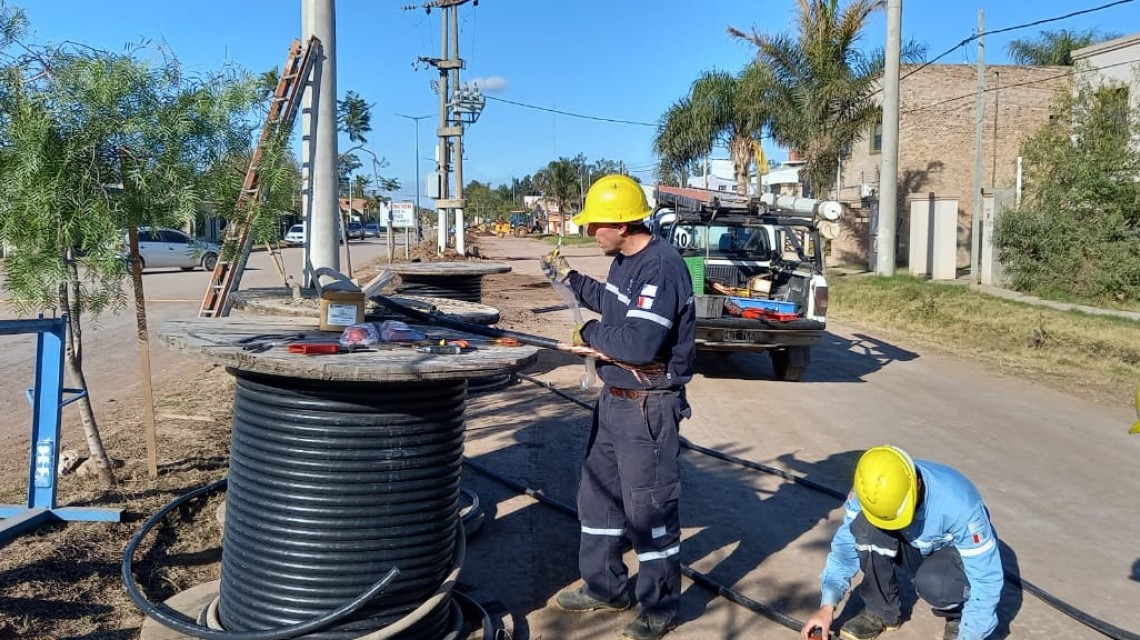 La EPE concreta obras de ampliación y mejoras en barrio San Martín | Noticias