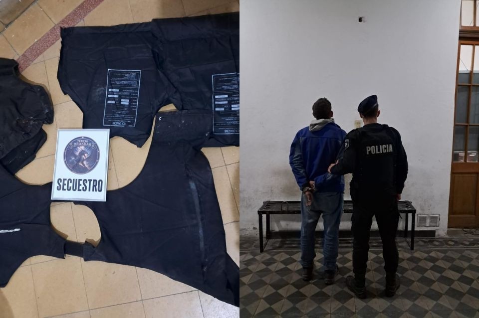 Detuvieron a un hombre con un chaleco balístico en barrio Padre Catena | Policiales