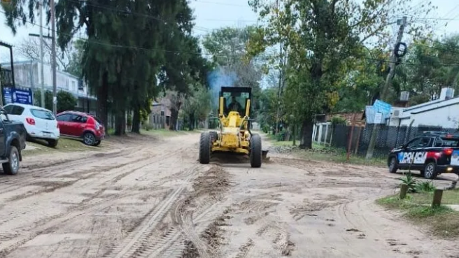Mantenimiento de calles de tierra: ¿dónde trabajan las máquinas después de la lluvia? | Información General