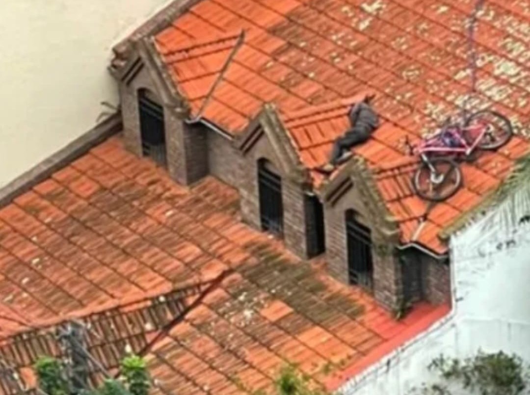 Insólito: robó una bicicleta y se quedó dormido en el techo de una casa | Policiales