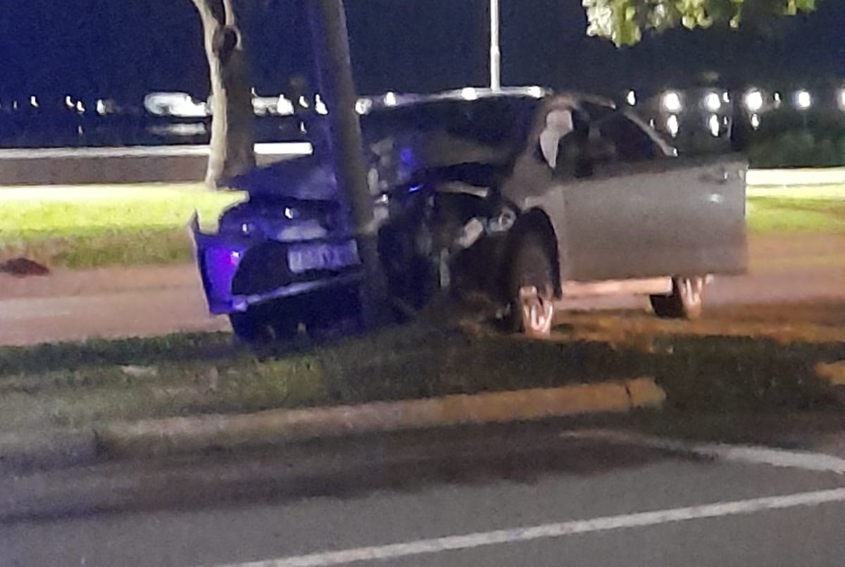 Chocó contra una columna de alumbrado: dio positivo en alcoholemia | Noticias