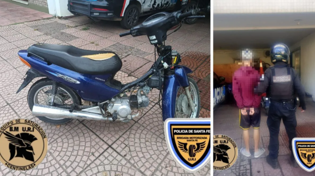Un menor fue detenido por circular con una moto que tenía pedido de captura | Policiales