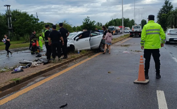 Fuerte choque en la Autovía 19: hay calzada reducida hacia Córdoba | Policiales