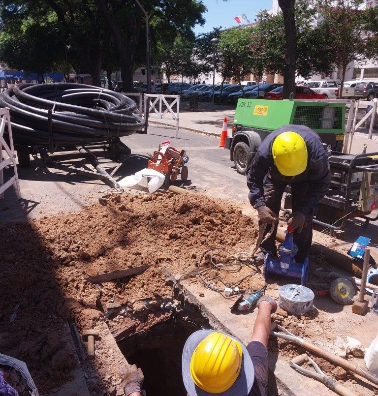 Se retomaron los trabajos de renovación de redes de agua potable en Santa Fe | Noticias