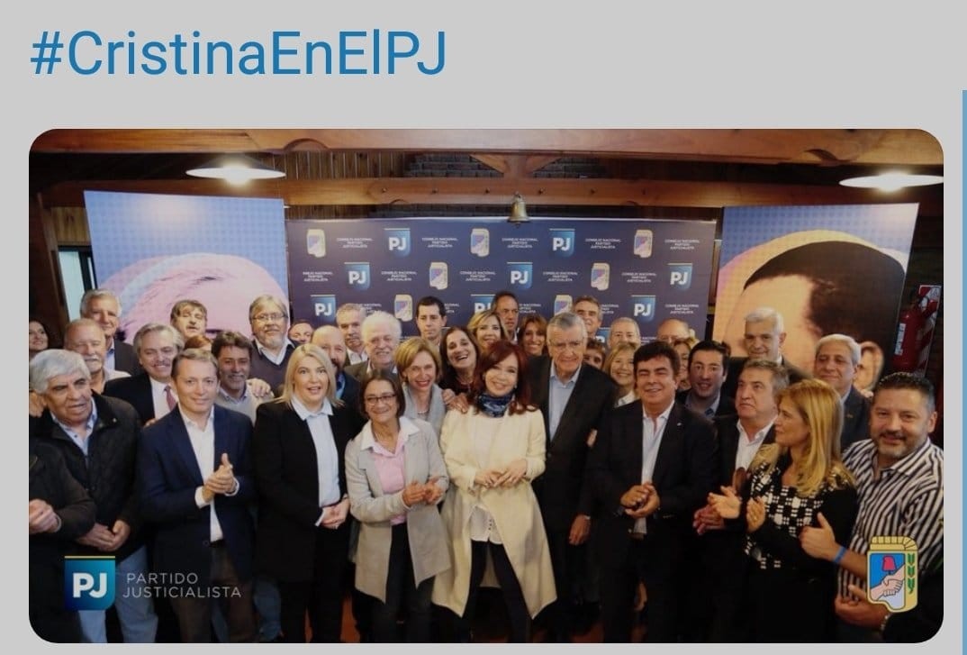 Cristina dice presente en una cumbre del PJ | Noticias