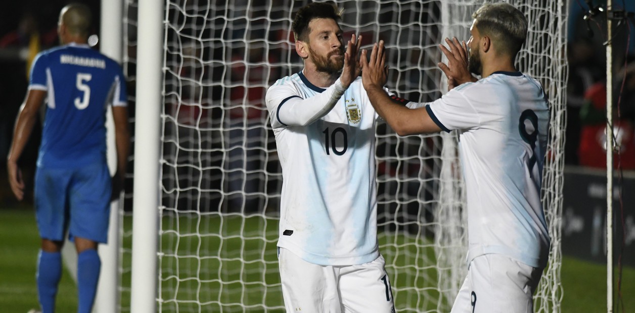 Argentina goleó a Nicaragua con dos gritos de Messi | Deportes