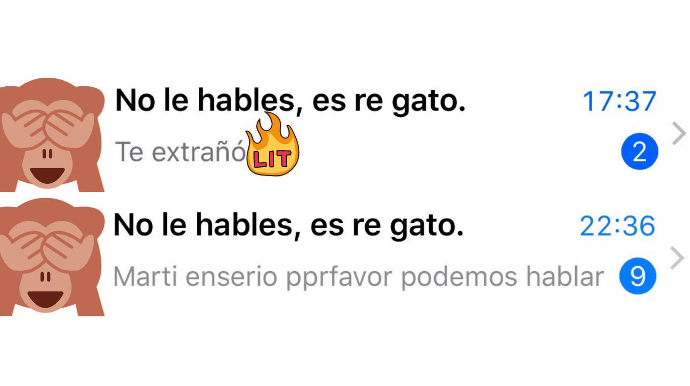El desopilante hilo viral que muestra como agendamos a los ex en WhatsApp | Noticias