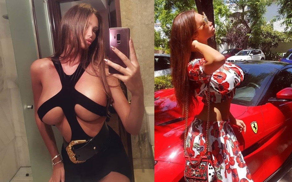 Exnovia de Neymar terminó con un Lamborghini en una pileta | Noticias