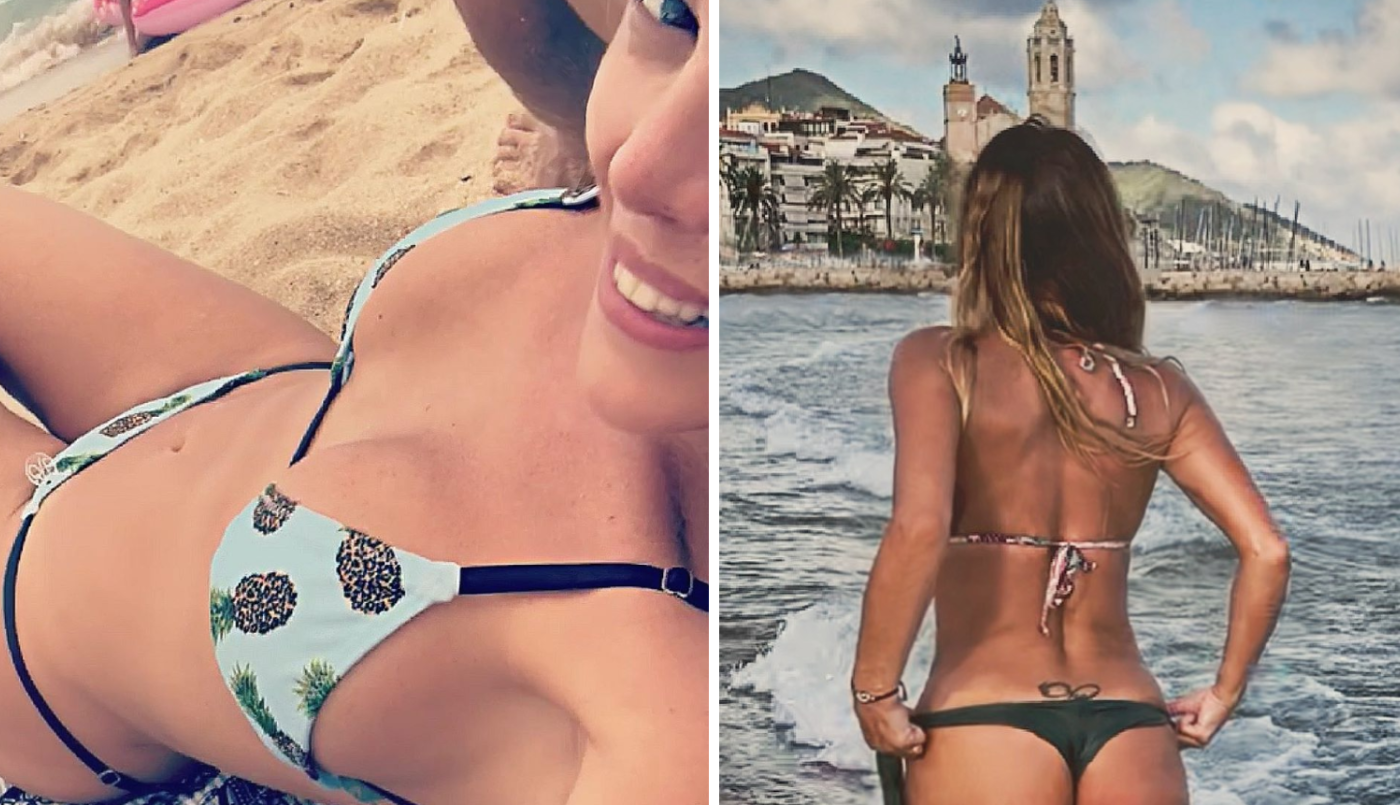 Un fuego: las fotos ultra hot de Mónica Ayos en las playas de Barcelona | Noticias