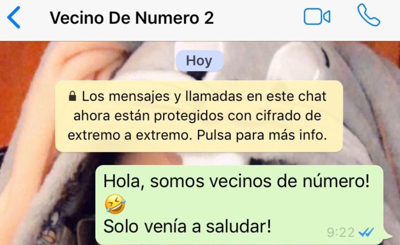 "Hola vecino de número": el nuevo (e inexplicable) desafío viral que es furor en las redes | Noticias