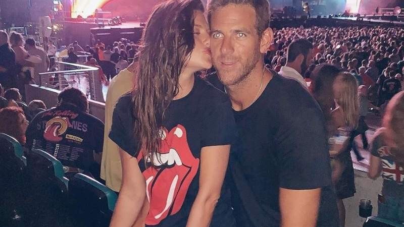 Del Potro y Jujuy Jiménez, muy enamorados en el recital de los Rolling Stones | Noticias