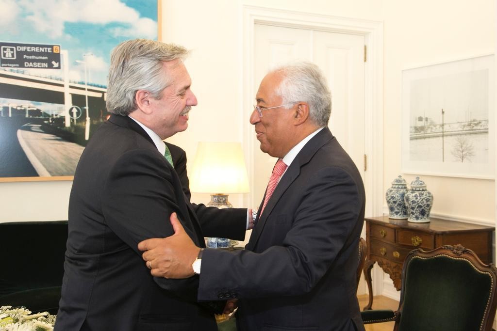 Alberto Fernández se reunió con el primer ministro de Portugal | Noticias