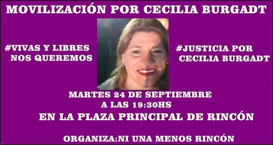 Convocan a una marcha pidiendo justicia por Cecilia Burgadt | Noticias