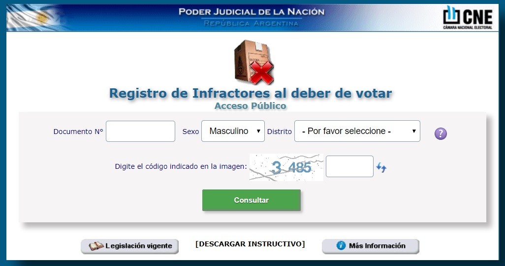 ¿Cuáles son los motivos por los que podés justificar el no voto? | Información General