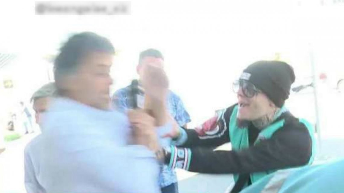 Video: la violenta agresión de Alex Caniggia a un periodista | Información General