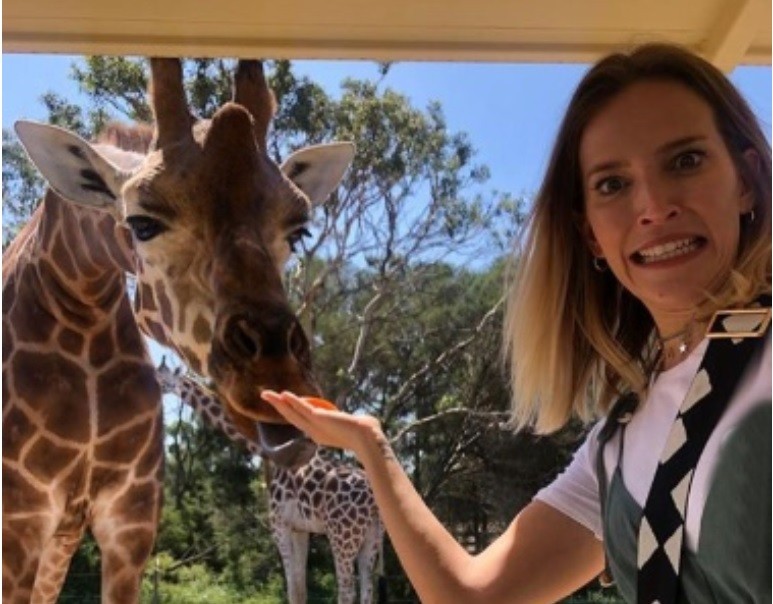 Luisana Lopilato, junto a una jirafa: "Terminamos las dos posando muy sexys" | Espectaculos