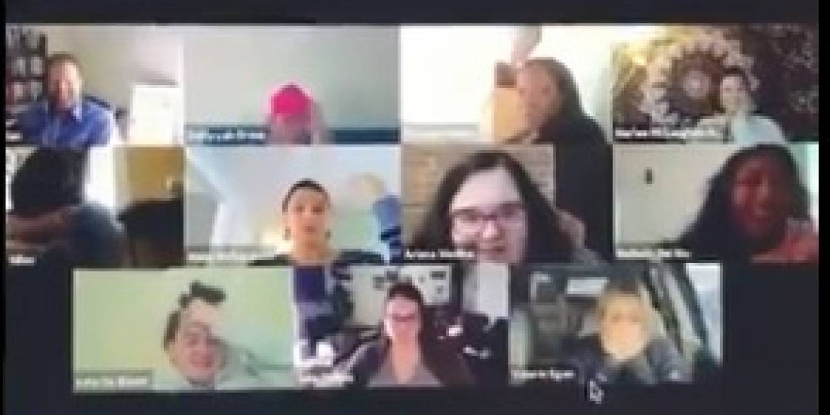 Los peligros del teletrabajo: olvidó desactivar la cámara web antes de ir al baño con la notebook | Redes