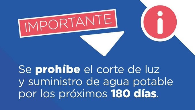 Por 180 días el gobierno provincial impide los cortes de luz y agua | Noticias