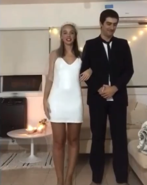 El desopilante casamiento virtual de Sophia y Santi de "Tachame la Doble" | Redes