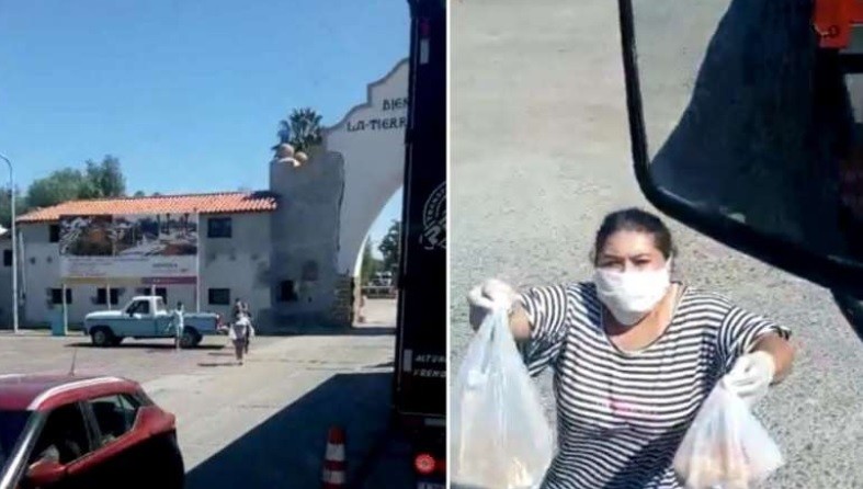 Video: una familia recibe a los camioneros con vianda y presta su casa para ducharse | Redes