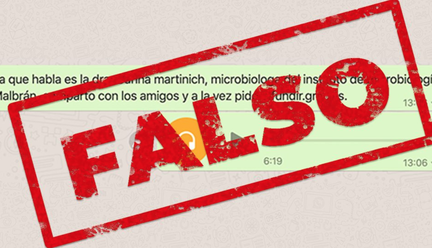 La historia detrás de los falsos audios virales de Carina, que no es médica ni trabaja en el Malbrán | Redes