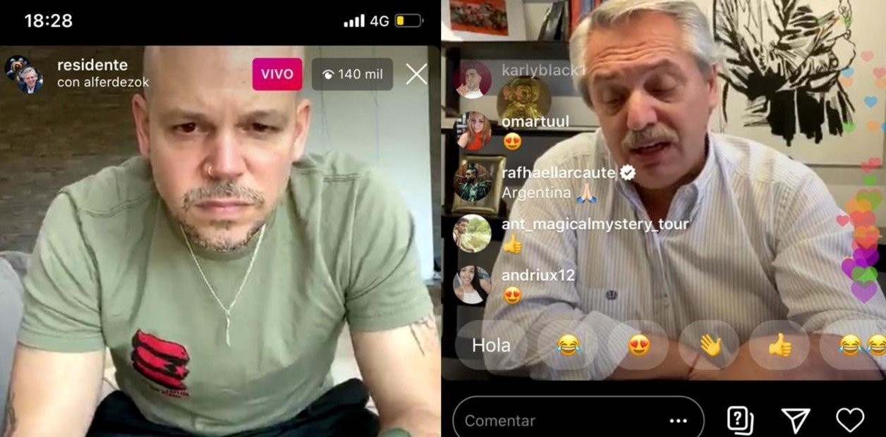 Alberto Fernández con Residente: "Estamos dominando el coronavirus" | Información General