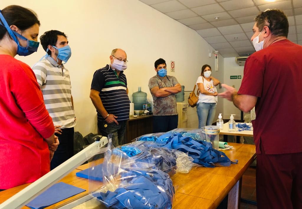 Donación de barbijos al Colegio de Enfermeros de Santa Fe | Noticias