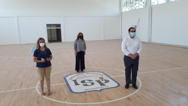 Frana recorrió las obras del profesorado de Reconquista | Noticias