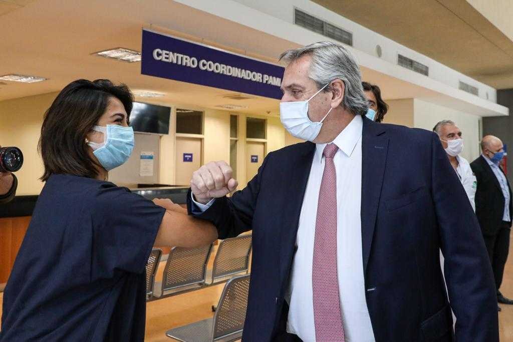 Alberto Fernández recorrió un nuevo hospital que atenderá casos de coronavirus | Información General
