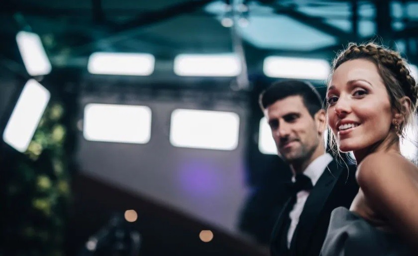 Video: la mujer de Novak Djokovic lo dejó pelado | Deportes