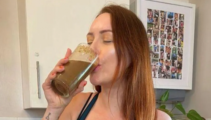 La influencer vegana que toma un licuado con semen de su novio para mejorar su salud | Redes