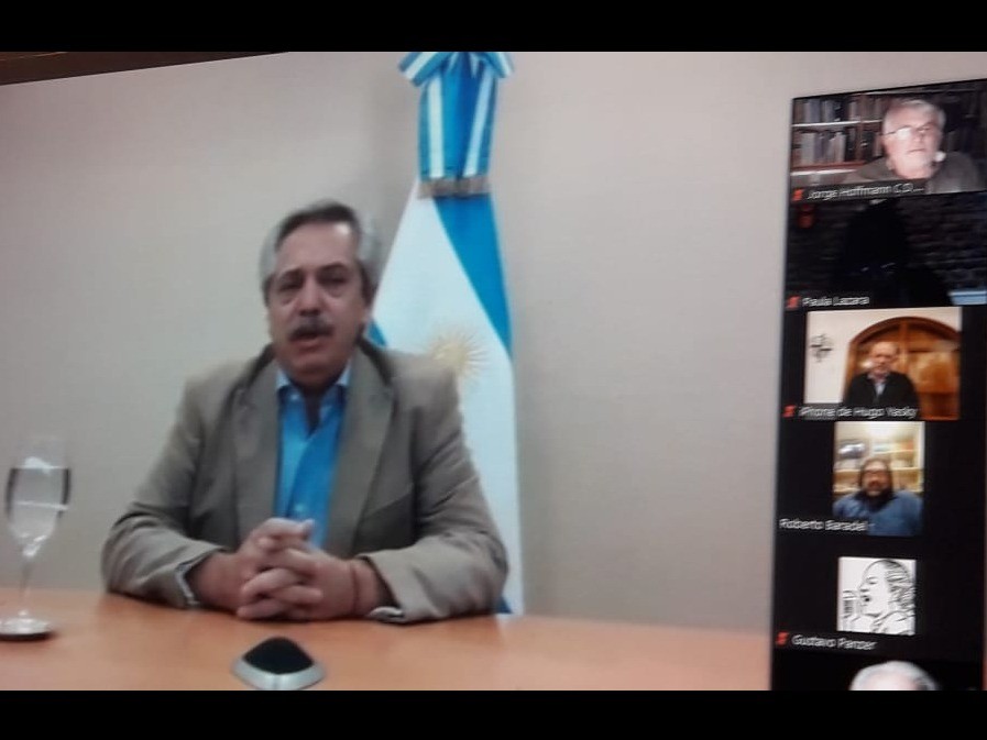 Encuentro por videoconferencia de la CTA de los trabajadores con Alberto Fernández | Noticias
