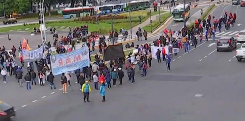 Manifestación en el Obelisco, con distanciamiento | Nacionales