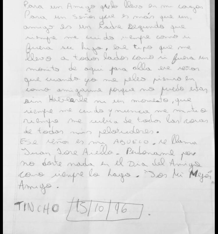 Tesoro de cuarentena: Un médico encontró la carta que le escribió a su abuelo hace 24 años | Noticias