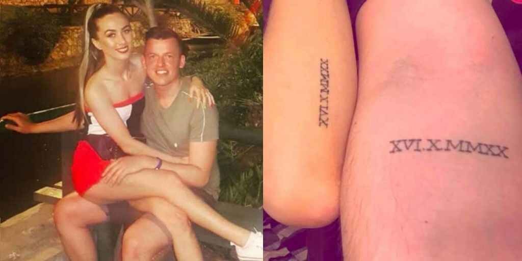 Se tatuaron la fecha en la que se iban a casar, pero tuvieron que postergarlo por el coronavirus | Redes