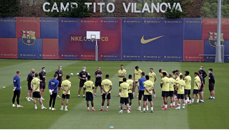 El Barça volvió a entrenarse con el plantel completo por primera vez desde marzo | Deportes