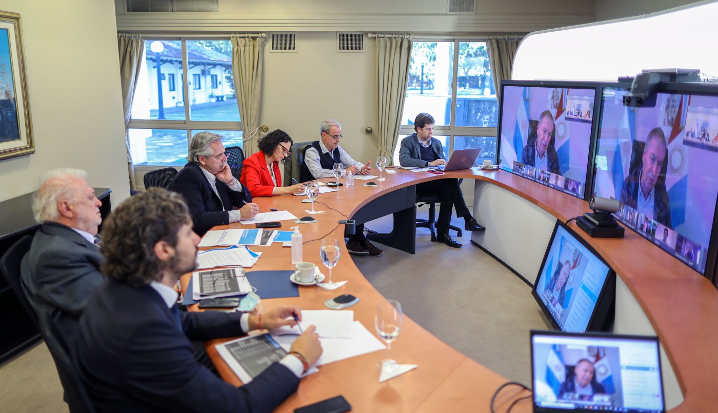 El Presidente, a los gobernadores: "es falso que esté superada" la situación del coronavirus | Noticias