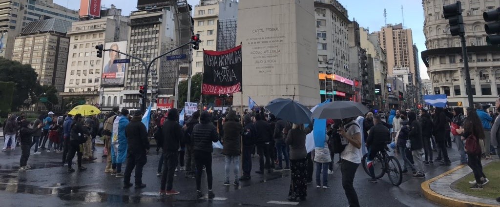 "Argentinazo" en el Obelisco: manifestantes piden que los dejen trabajar | Noticias