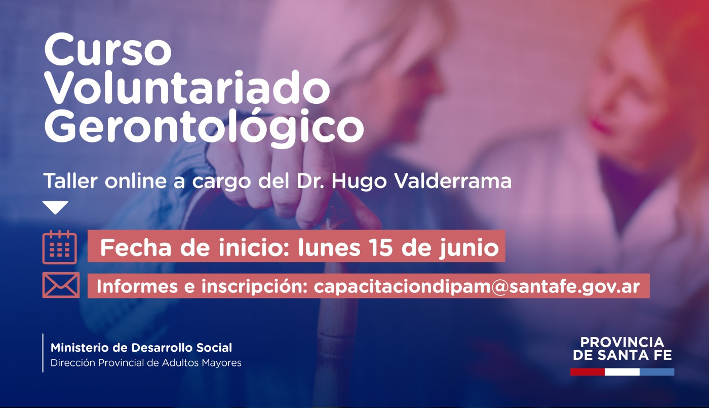 Abren la inscripción para el curso online "Voluntariado Gerontológico" | Noticias