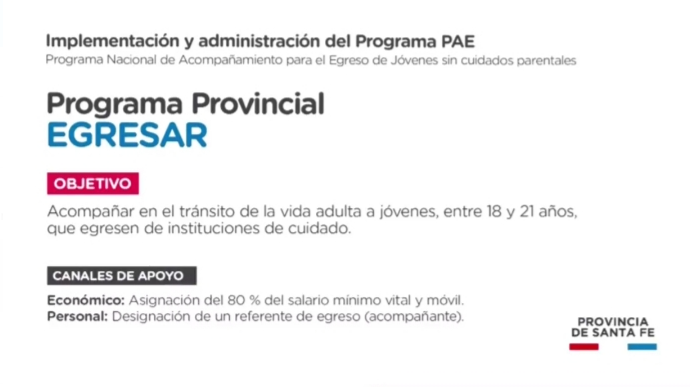 Presentan el programa provincial EGRESAR | Noticias