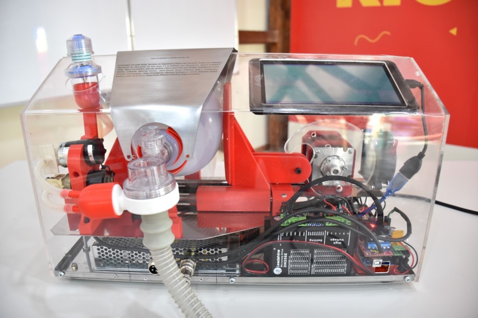 Presentaron un respirador que se fabrica en forma completa en San Juan | Información General