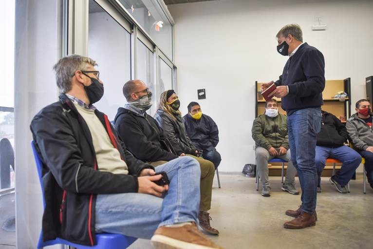 Jatón se reunió con instituciones de Santa Rosa de Lima | Noticias