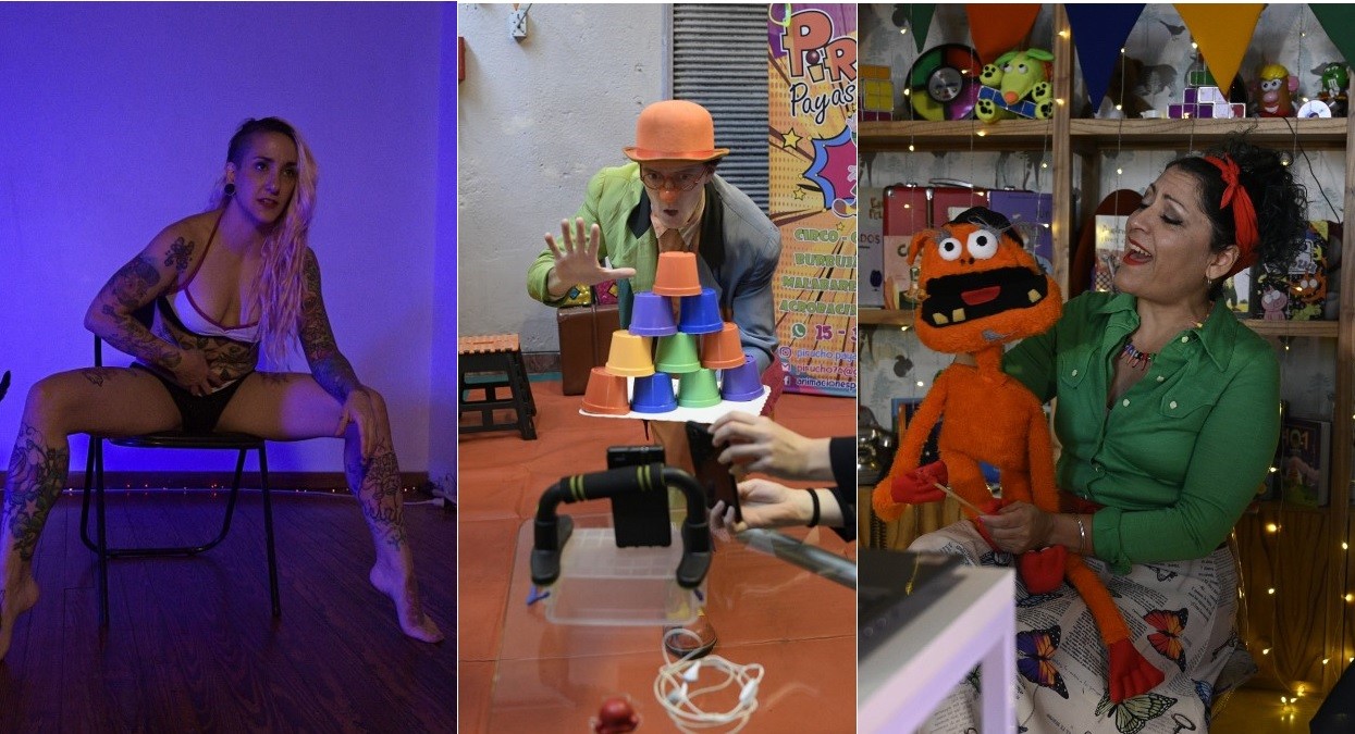 Reconvertirse para fiestas online: baile erótico, magia, títeres y show de payaso | Redes