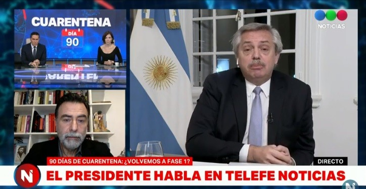 Fernández: "A partir del jueves solo podrán usar el transporte público los esenciales" | Información General