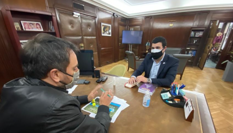 Marcos Cleri y el ministro Cabandié analizaron la situación en las islas y la iniciativa de un Nuevo Pacto Ecosocial | Legislativas