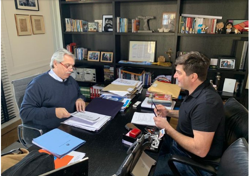 Alberto Fernández se reunió este domingo con su "veedor" en el caso Vicentín. | Noticias