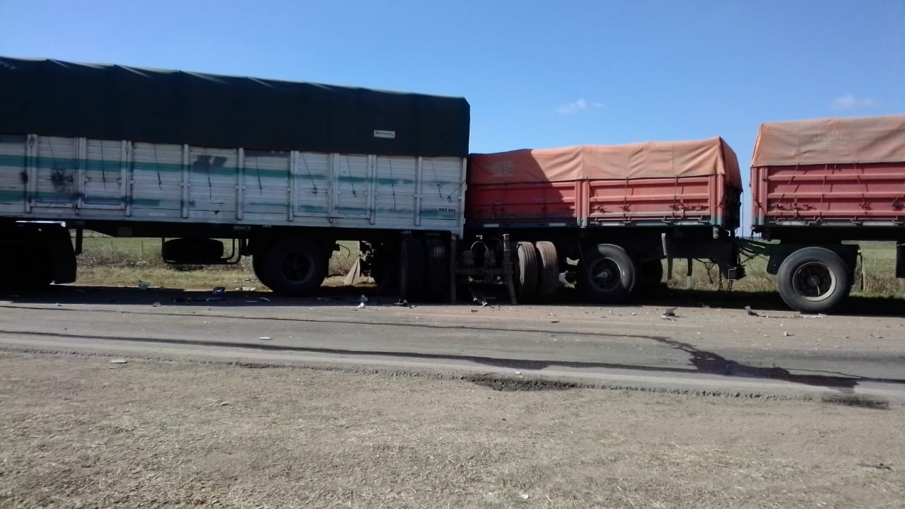 Rafaela: largas colas de vehículos por un siniestro vial con tres camiones en la RN34 | Noticias